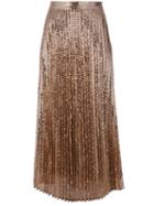 Twin-set - Sequins Embellished Skirt - Women - Polyamide/polyester - 40, Pink/purple, Polyamide/polyester