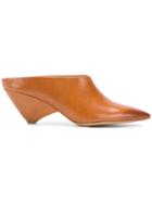 Maison Margiela Pointed Mules - Brown