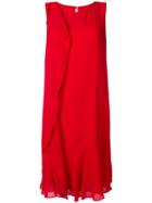 Max Mara Studio Sleeveless Shift Mini Dress - Red
