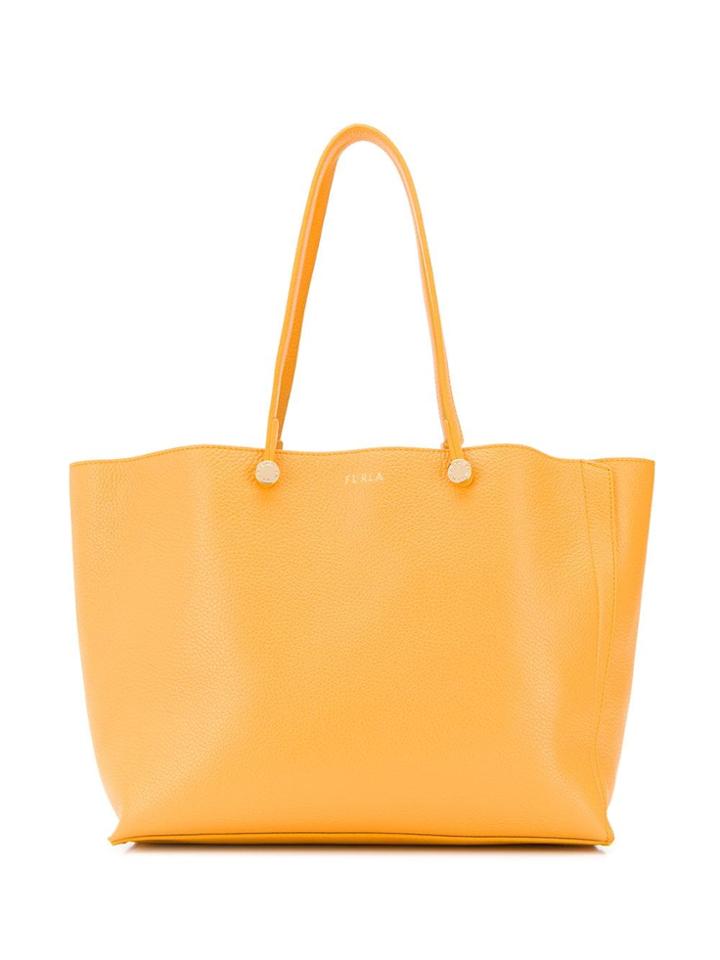 Furla Shopper Tote Bag - Yellow