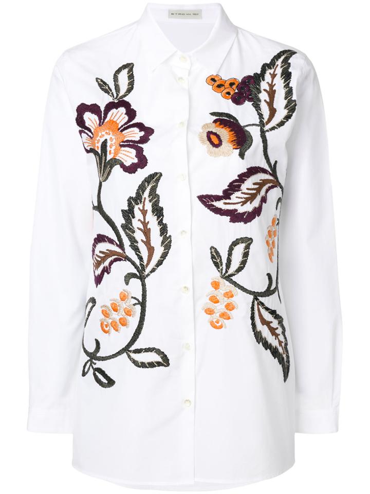 Etro Floral Embroidered Shirt - White