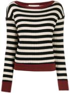 8pm Ribbed Stripe Sweatshirt - Black