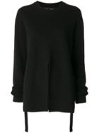 Proenza Schouler Front Slit Sweater - Black