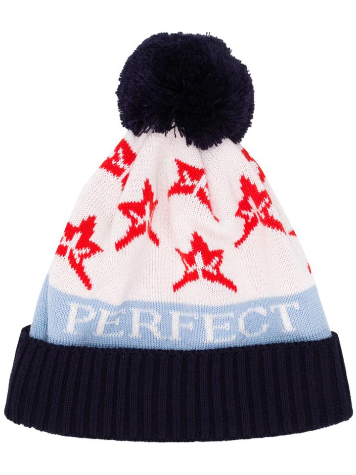 Perfect Moment Star Beanie - White