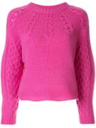 Sea Cable Knit Jumper - Pink