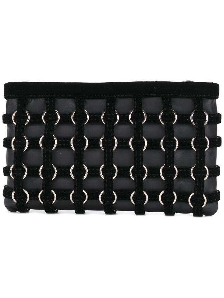 Alexander Wang Cage Clutch Bag - Black