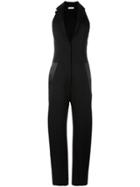 Paco Rabanne Deep V-neck Jumpsuit - Black