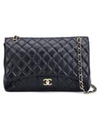 Chanel Vintage 'maxi Flap' Shoulder Bag, Women's, Black
