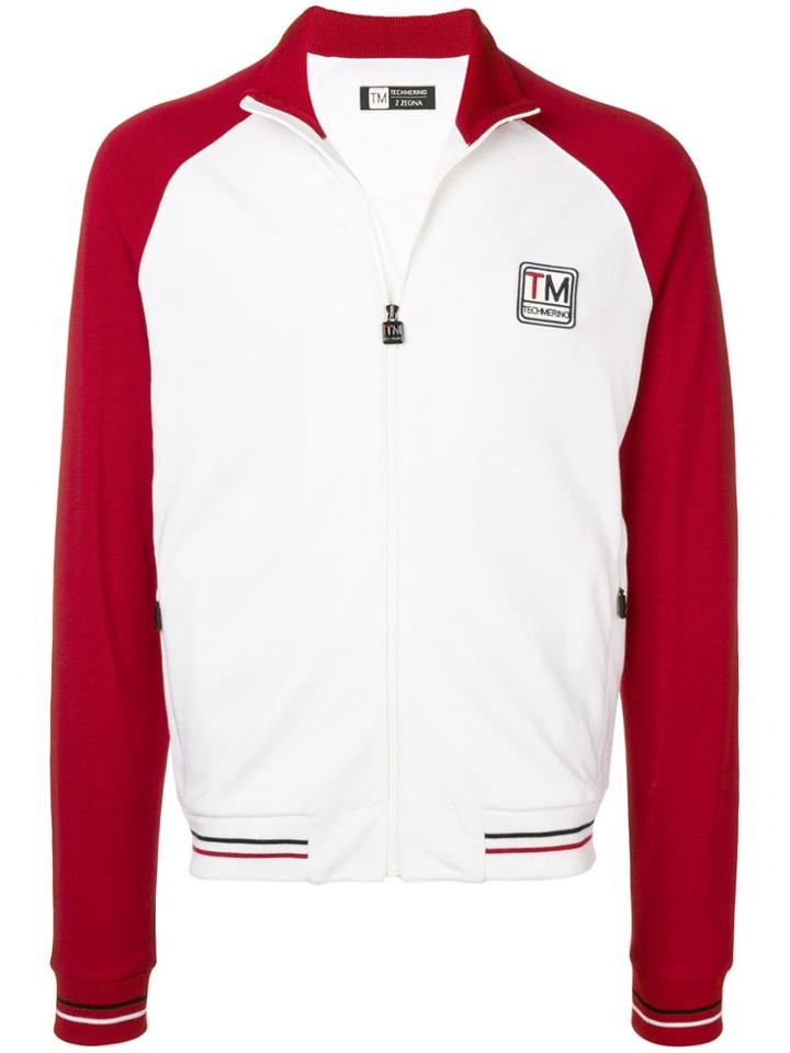 Ermenegildo Zegna Contrasting Sleeves Jacket - White