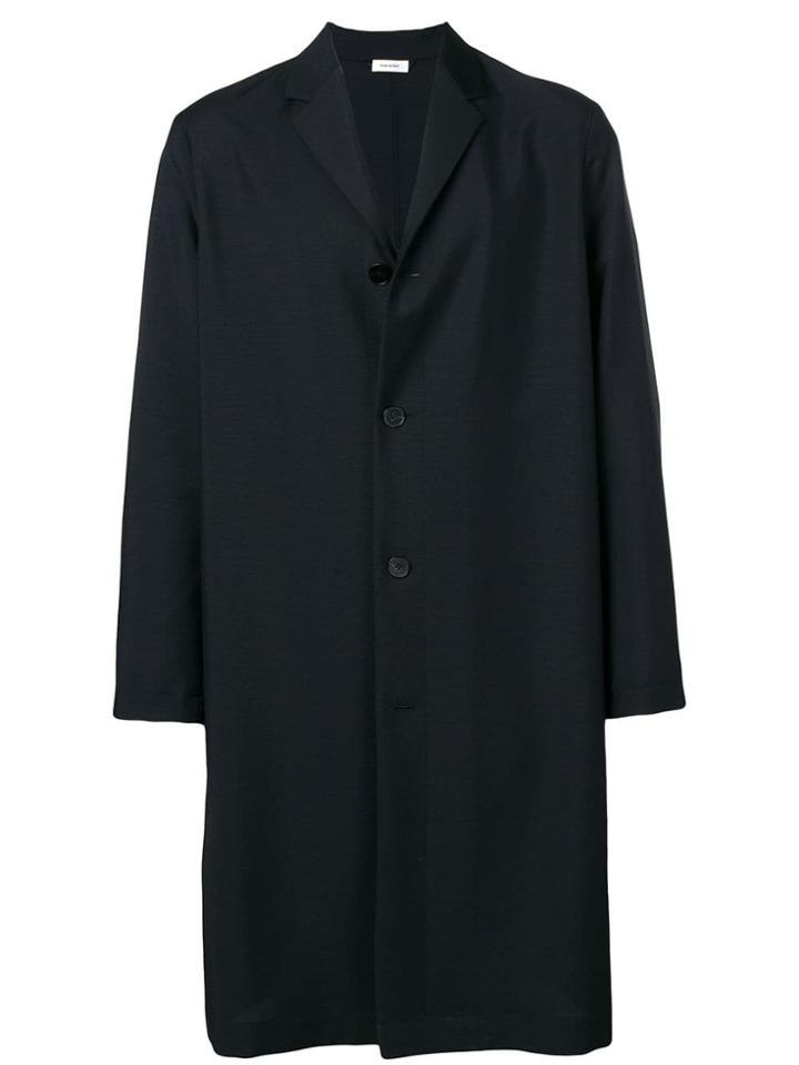 Jil Sander Single-breasted Coat - Blue