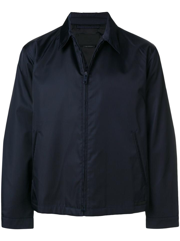 Prada Nylon Shirt Jacket - Blue