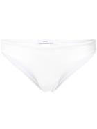 Onia Lily Floral Stitch Bikini Bottoms - White