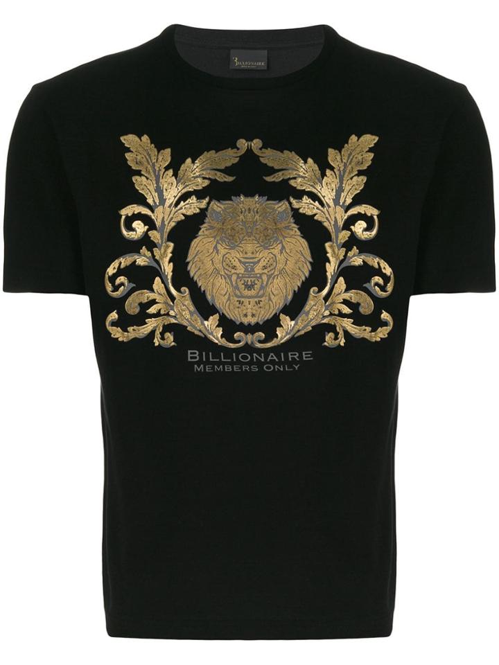 Billionaire Lion T-shirt - Black