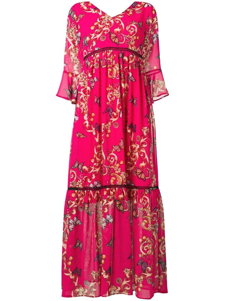 Liu Jo Printed Maxi Dress - Pink