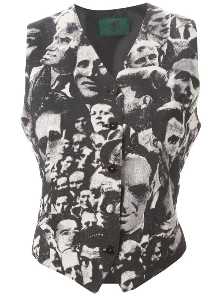 Jean Paul Gaultier Vintage 'l'europe De L'avenir' Waistcoat - Black