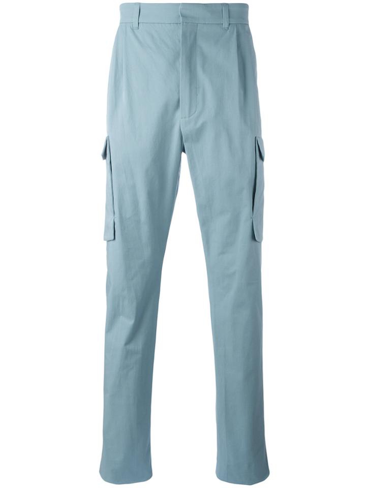 Qasimi Tapered Cargo Trousers - Blue