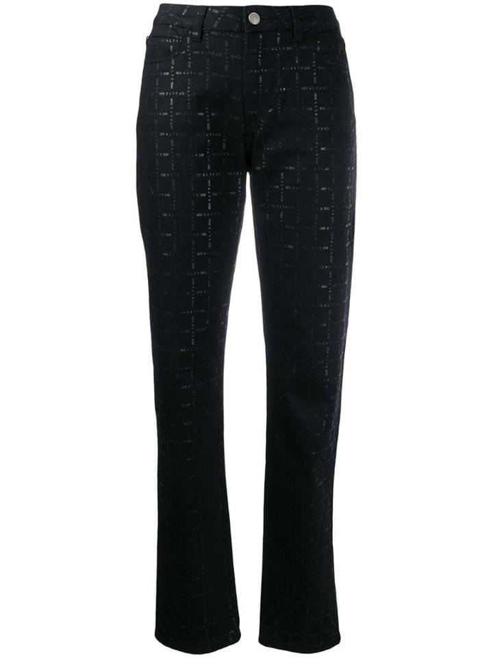 1017 Alyx 9sm Logo Print Jeans - Black