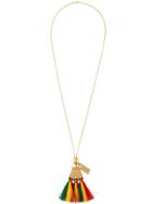 Chloé Red Multi Janis Pendant Necklace - Multicolour