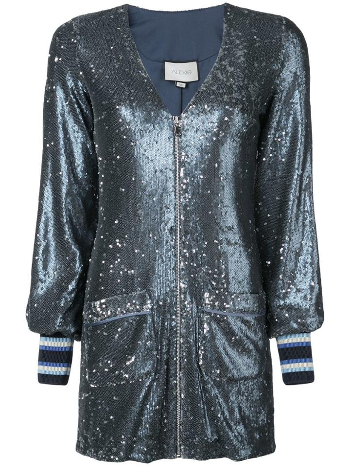Alexis Sequin Embellished Dress - Blue