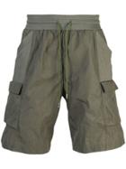 John Elliott Elastic Waist Track Shorts - Green