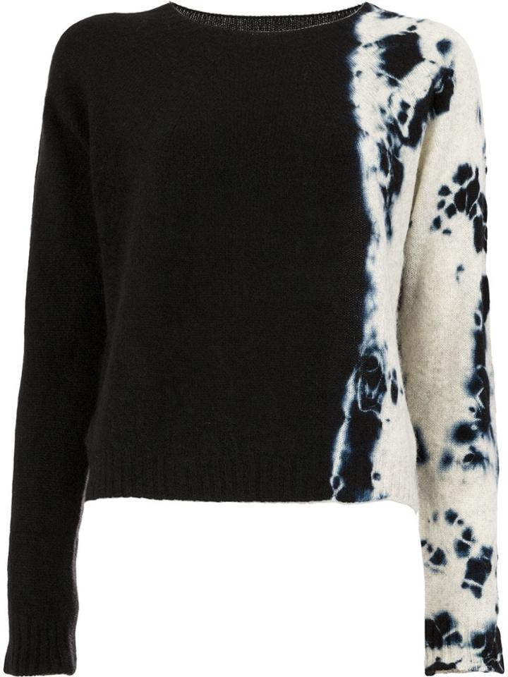 Suzusan Tie-dye Detailed Jumper - Black