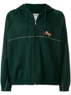 Doublet Embroidered Detail Hooded Jacket - Green