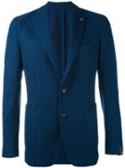Gabriele Pasini - Patch Pockets Blazer - Men - Cotton/polyester/viscose - 48, Blue, Cotton/polyester/viscose