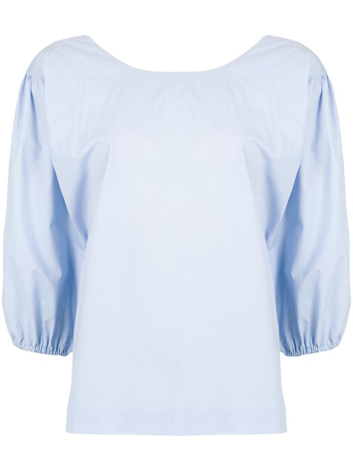 Isolda Dahlia Top - Blue