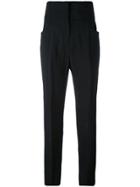 Ermanno Scervino High-waisted Trousers - Black