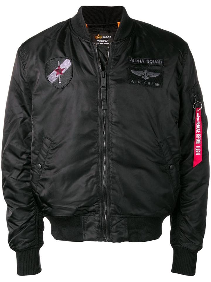 Alpha Industries Bomber Loose Jacket - Black