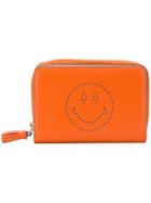 Anya Hindmarch Bespoke Compact Wallet With Smiley - Yellow & Orange