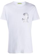 Versace Jeans Couture Printed Tiger Logo T-shirt - White
