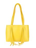 Mansur Gavriel Fringe Shoulder Bag - Yellow