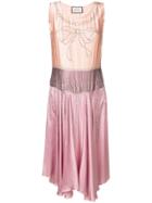 Gucci Crystal-embellished Dress - Pink & Purple