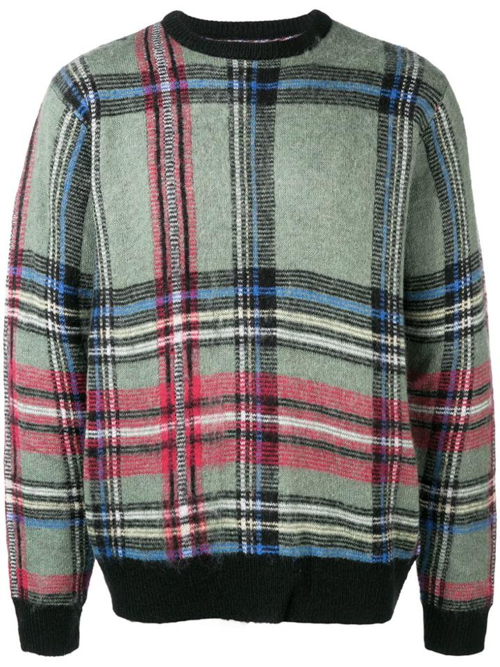 Stussy Large Check Jumper - Green