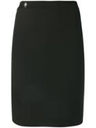 Philipp Plein Fitted Skirt - Black