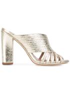 Tory Burch 'brida' Mules - Metallic
