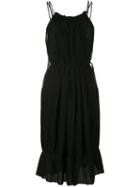 Reinaldo Lourenço Vestido Curto Laco Cintura - Black
