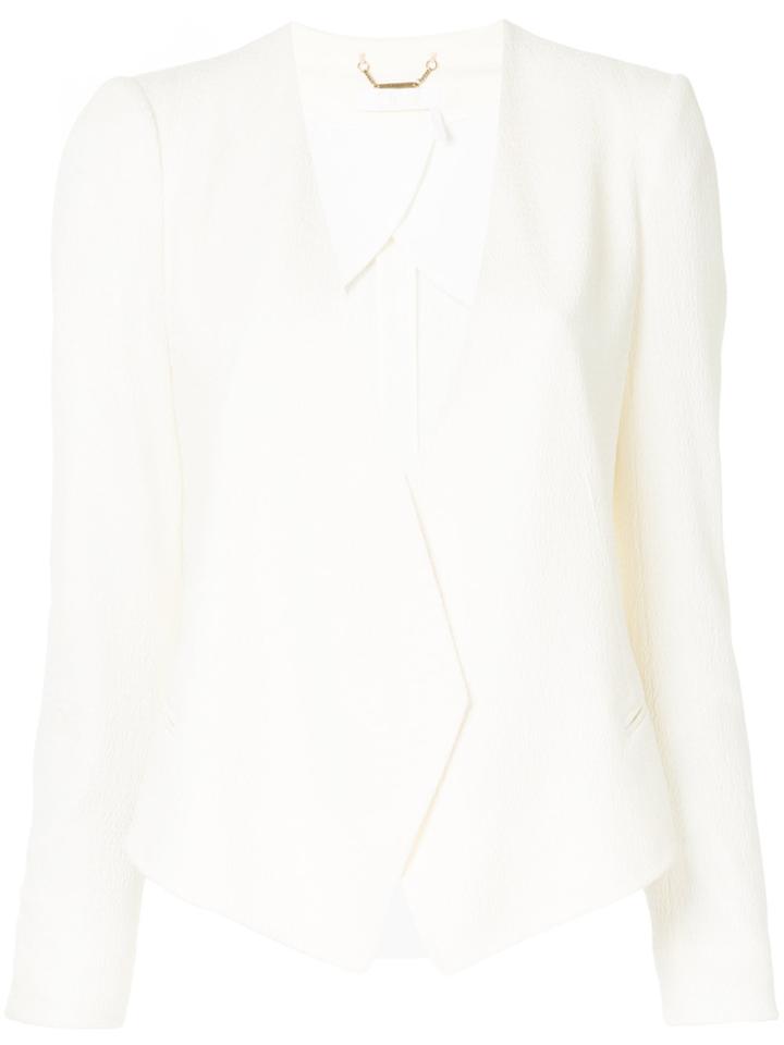 Chloé Deep-v Jacket - White