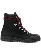 Off-white Lace-up Boots - Black