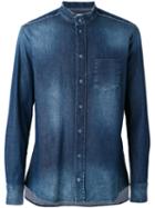 Weber + Weber - Stone Wash Denim Shirt - Men - Cotton/spandex/elastane - 52, Blue, Cotton/spandex/elastane