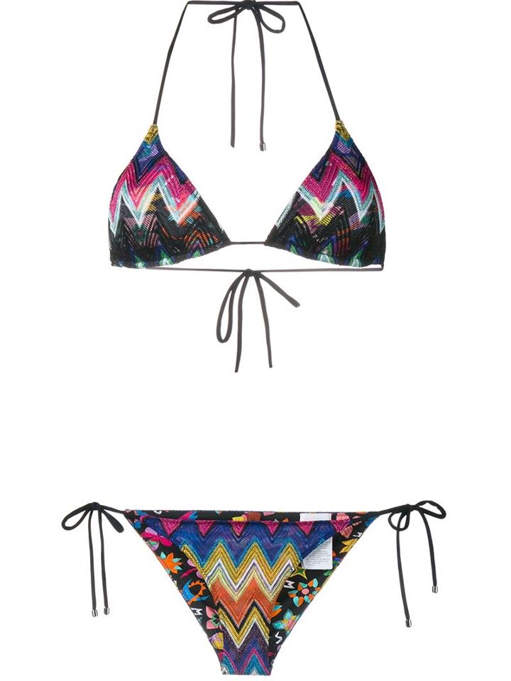 Missoni Chevron Pattern Bikini Set