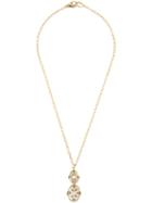 Loree Rodkin Double Lacey Oval Diamond Necklace