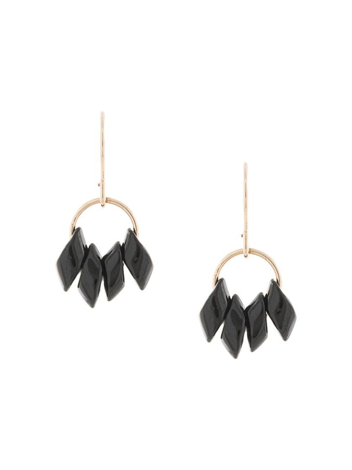 Petite Grand Little Pegasus Earrings - Black
