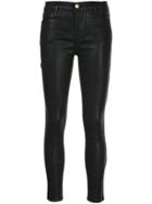 Frame Coated Skinny Jeans - Black