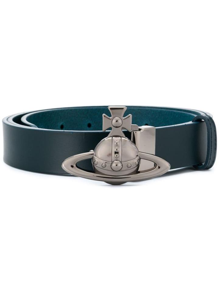 Vivienne Westwood Brand Insignia Belt - Blue