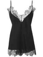 Stella Mccartney Lace Trim Slip - Black