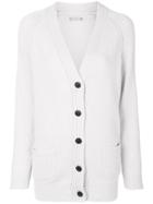 Hemisphere V-neck Cardigan - Nude & Neutrals