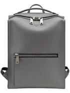 Fendi Rectangular Zipped Backpack - Grey