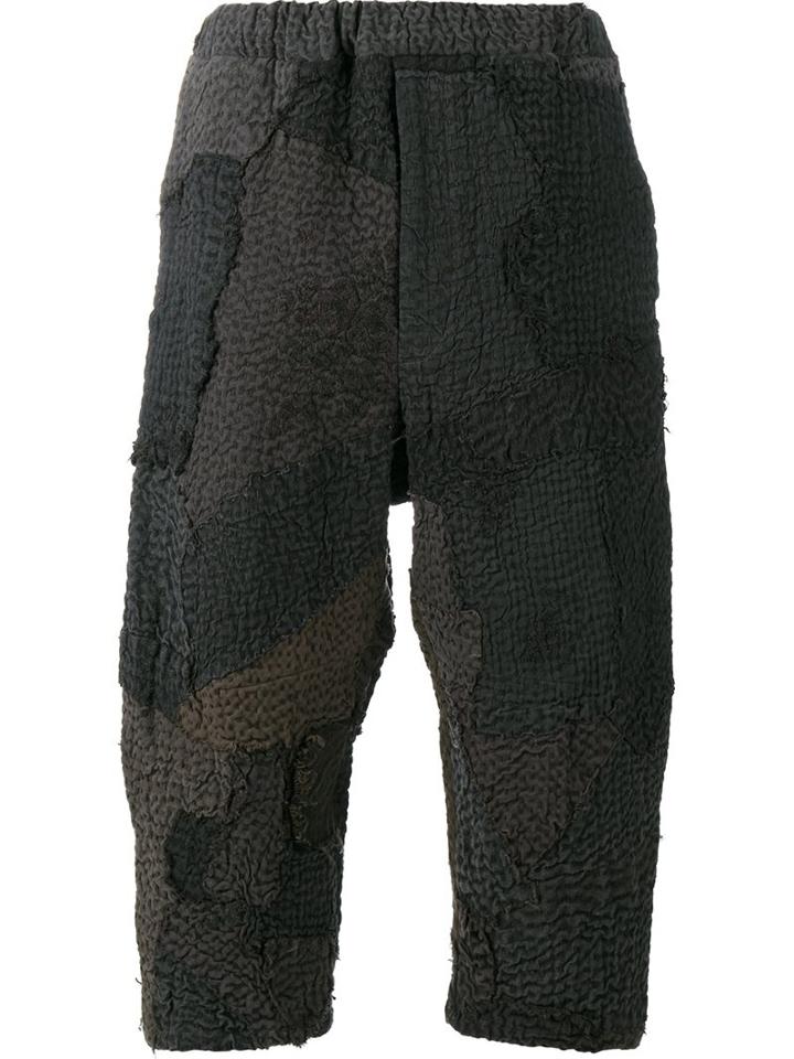 By Walid Embroidered Cropped Trousers